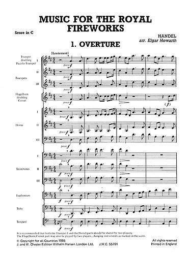 Music For The Royal Fireworks